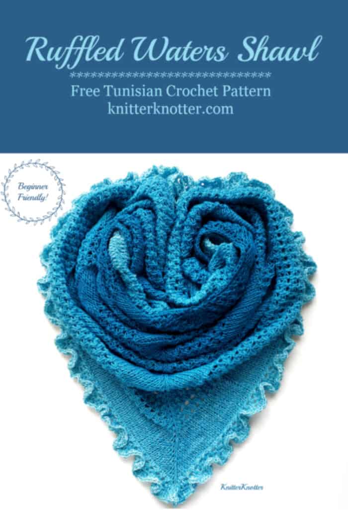 Ruffled Waters Shawl by Knitter Knotter