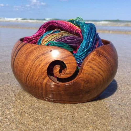 Darn Good Yarn Rosewood Yarn Bowl