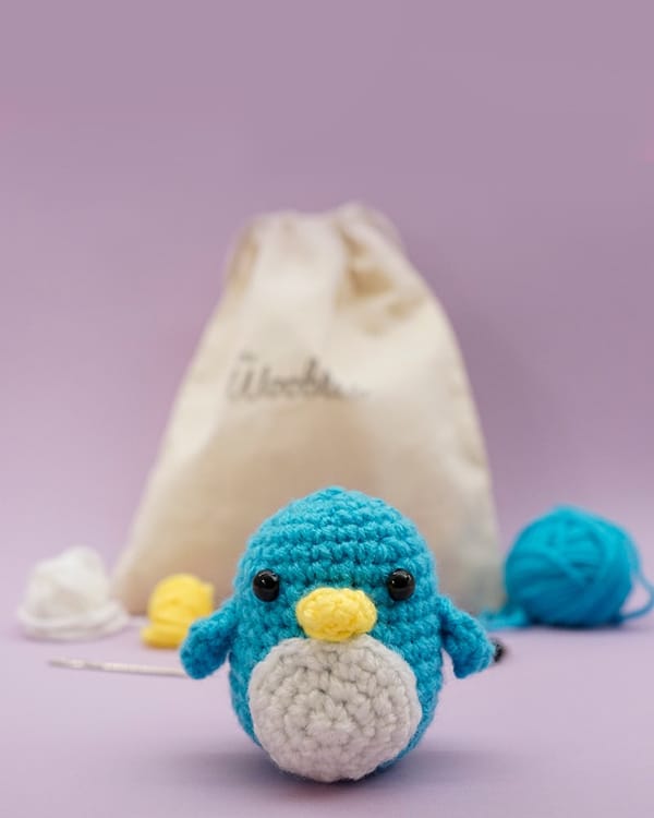 Penguin Crochet Kit By The Woobles