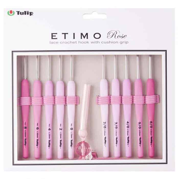 Tulip Etimo Rose Steel Crochet Hooks 